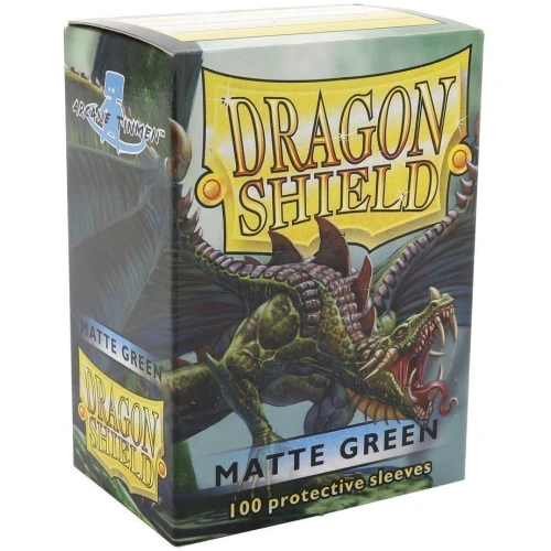 Протекторы Dragon Shield матовые зеленые (100 шт.) Протекторы Dragon Shield матовые зеленые (100 шт.)