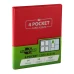 Blackfire 4 Pocket Card Album - Red