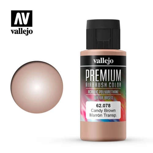 Краска Vallejo серии Premium Color - Candy Brown 62078 (60 мл) Краска Vallejo серии Premium Color - Candy Brown 62078 (60 мл)