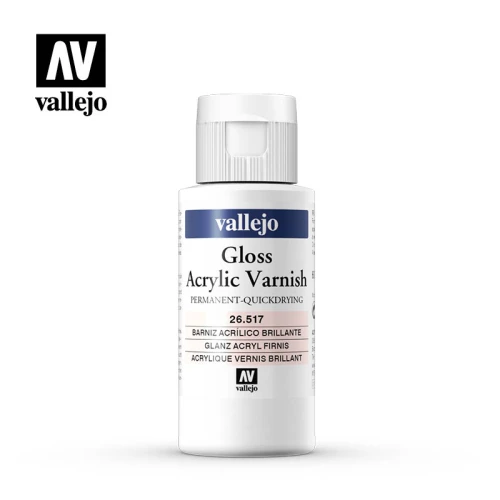 Глянцевый акриловый лак Vallejo серии Varnish - Gloss Acrylic Varnish 26517 (60 мл) Глянцевый акриловый лак Vallejo серии Varnish - Gloss Acrylic Varnish 26517 (60 мл)