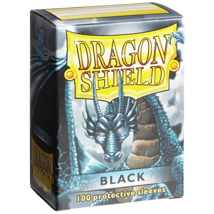 Протекторы Dragon Shield черные (100 шт.) Протекторы Dragon Shield черные (100 шт.)