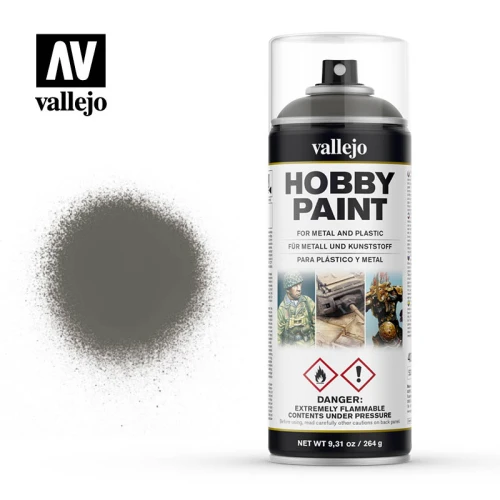 Аэрозольная грунтовка Vallejo серии Aerosol - German Field Grey 28006 (400 мл) Аэрозольная грунтовка Vallejo серии Aerosol - German Field Grey 28006 (400 мл)