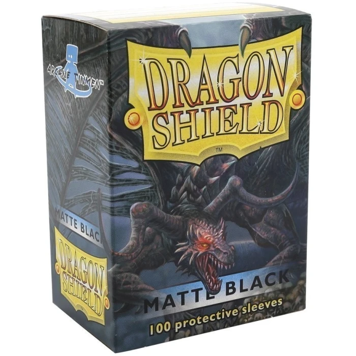 Протекторы Dragon Shield матовые черные (100 шт.)