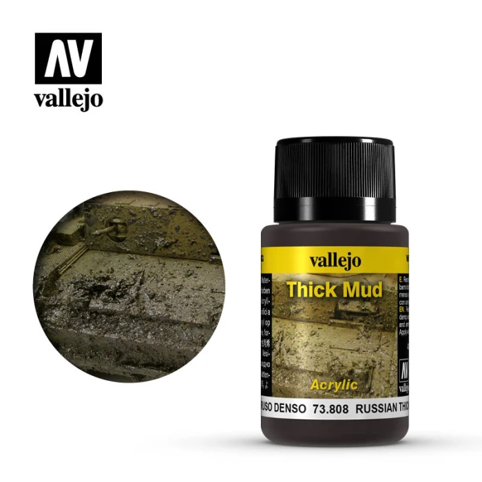 Краска Vallejo серии Weathering Effects - Russian Mud 73808 (40 мл) Краска Vallejo серии Weathering Effects - Russian Mud 73808 (40 мл)