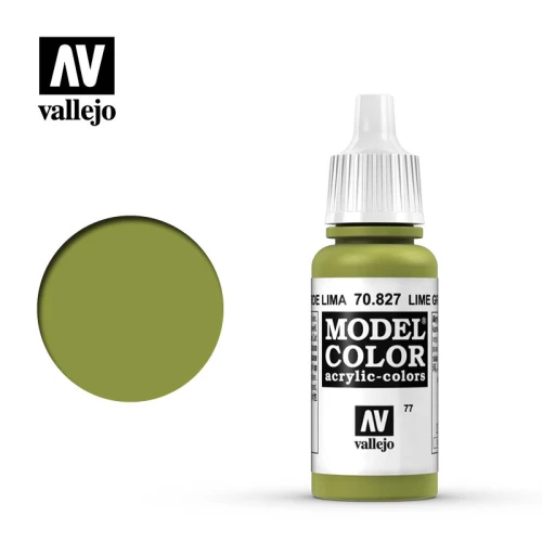 Краска Vallejo серии Model Color - Lime Green 70827, матовая (17 мл) Краска Vallejo серии Model Color - Lime Green 70827, матовая (17 мл)