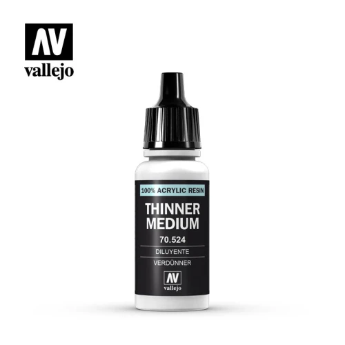 Краска Vallejo серии Model Color - Thinner 70524, техническая (17 мл) Краска Vallejo серии Model Color - Thinner 70524, техническая (17 мл)
