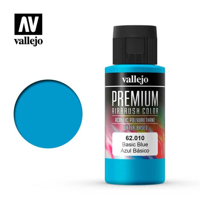 Краска Vallejo серии Premium Color - Basic Blue 62010 (60 мл)