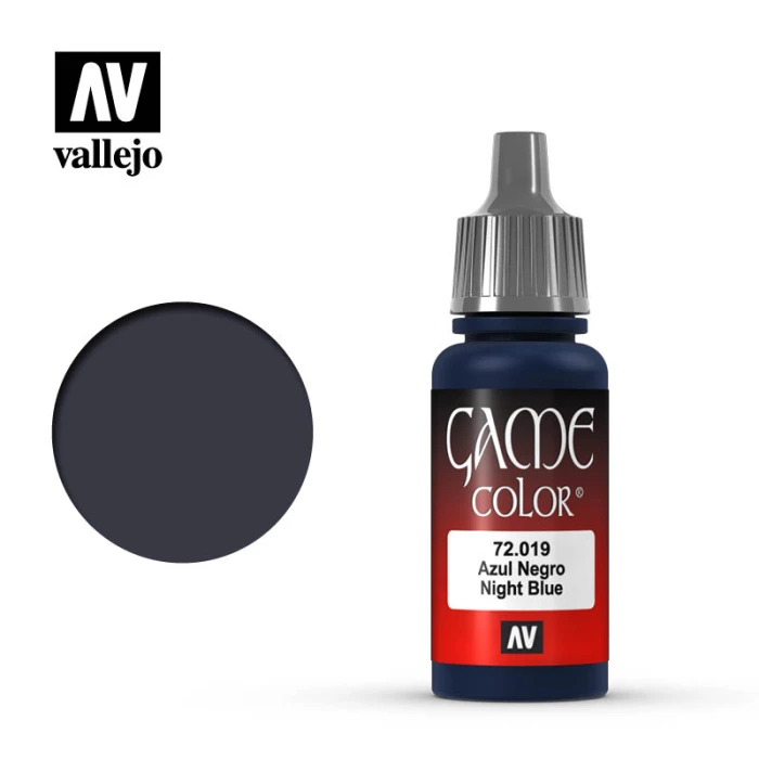 Краска Vallejo серии Game Color - Night Blue 72019 (17 мл) Краска Vallejo серии Game Color - Night Blue 72019 (17 мл)