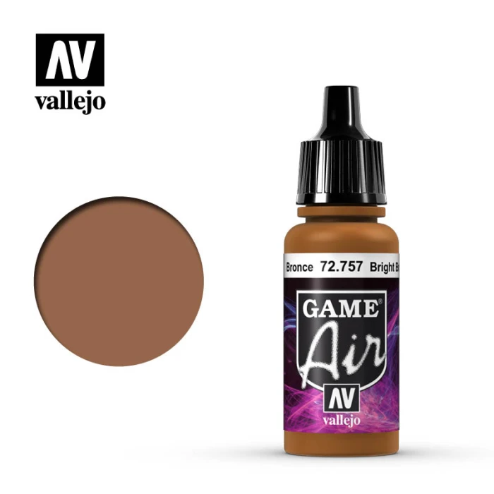 Краска Vallejo серии Game Air - Bright Bronze 72757 (17 мл) Краска Vallejo серии Game Air - Bright Bronze 72757 (17 мл)