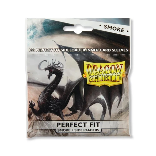 Протекторы Dragon Shield Perfect Fit Sideloaders - Smoke (100 шт.) Протекторы Dragon Shield Perfect Fit Sideloaders - Smoke (100 шт.)
