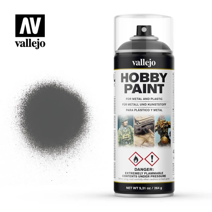 Аэрозольная грунтовка Vallejo серии Aerosol - UK Bronze Green 28004 (400 мл)