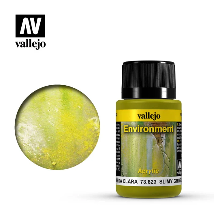 Краска Vallejo серии Weathering Effects - Slime Grime Light 73823 (40 мл)