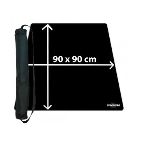 Игровое поле Blackfire Ultrafine Playmat - Black 90x90cm with carrybag Игровое поле Blackfire Ultrafine Playmat - Black 90x90cm with carrybag