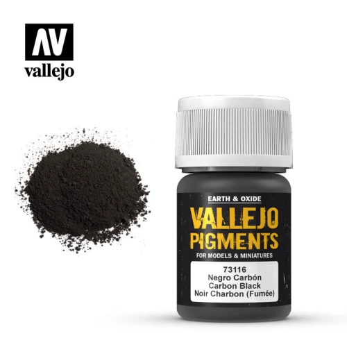 Краска Vallejo серии Pigments - Carbon Black (Smoke Black) 73116 (35 мл) Краска Vallejo серии Pigments - Carbon Black (Smoke Black) 73116 (35 мл)