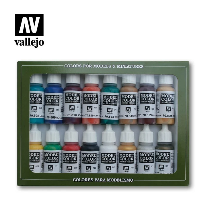Набор красок Vallejo - Medieval Colors (16 красок по 17 мл) Набор красок Vallejo - Medieval Colors (16 красок по 17 мл)