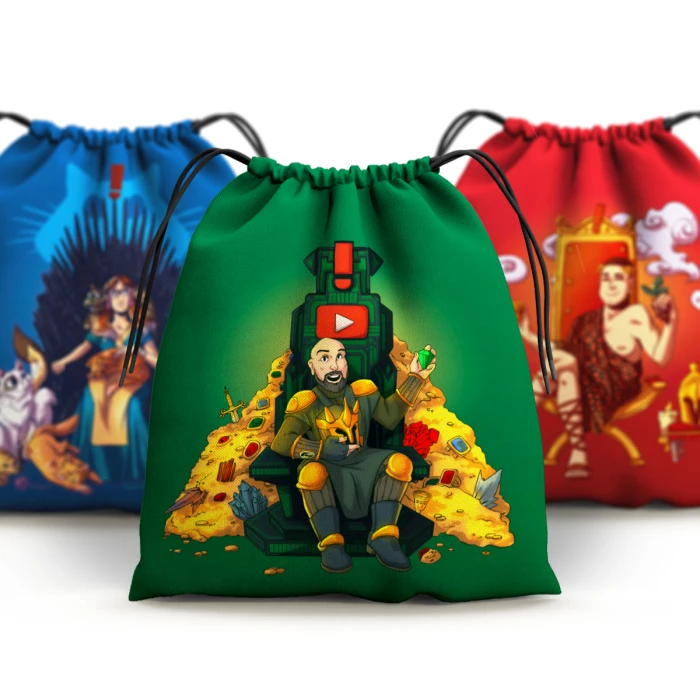 Комплект мешочков UniqBag «OMGames» 20х20 (3 шт) Комплект мешочков UniqBag «OMGames» 20х20 (3 шт)