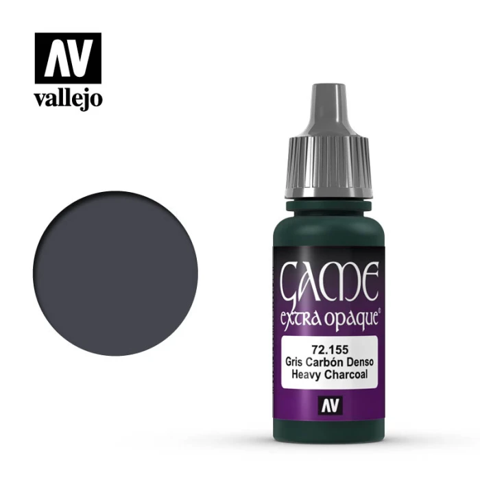 Краска Vallejo серии Game Extra Opaque - Heavy Charcoal 72155 (17 мл)