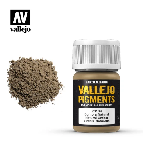 Краска Vallejo серии Pigments - Natural Umber 73109 (35 мл) Краска Vallejo серии Pigments - Natural Umber 73109 (35 мл)