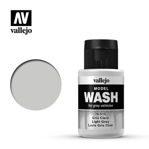 Краска Vallejo серии Model Wash - Light Grey 76515, проливка (35 мл) Краска Vallejo серии Model Wash - Light Grey 76515, проливка (35 мл)