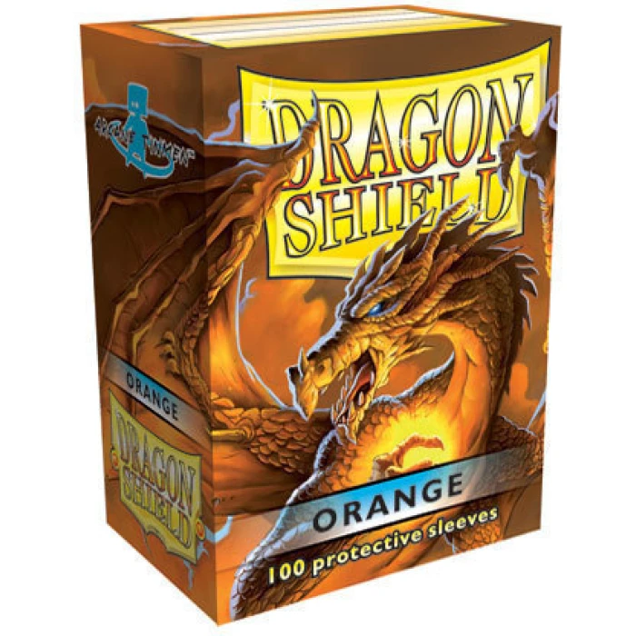 Протекторы Dragon Shield оранжевые (100 шт.)