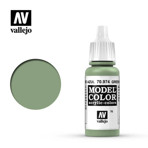 Краска Vallejo серии Model Color - Green Sky 70974, матовая (17 мл) Краска Vallejo серии Model Color - Green Sky 70974, матовая (17 мл)