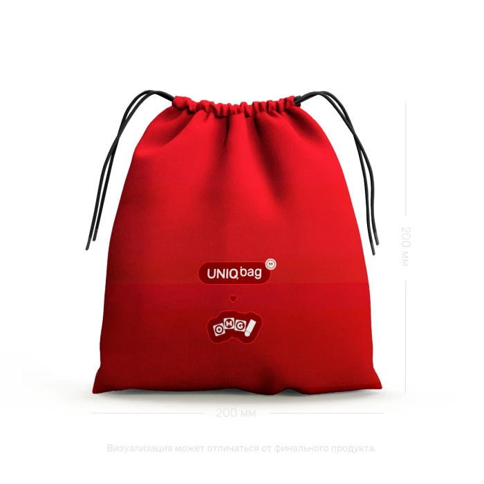 Комплект мешочков UniqBag «OMGames» 20х20 (3 шт) Комплект мешочков UniqBag «OMGames» 20х20 (3 шт)