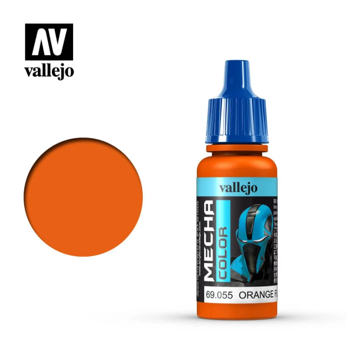 Краска Vallejo серии Mecha Color - Orange Fluorescent 69055 (17 мл) Краска Vallejo серии Mecha Color - Orange Fluorescent 69055 (17 мл)