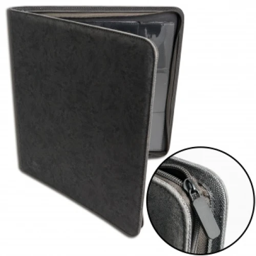 Blackfire 12-Pocket Premium Zip-Album - Black Blackfire 12-Pocket Premium Zip-Album - Black