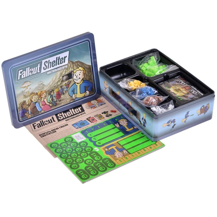 Fallout Shelter. Настольная игра Fallout Shelter. Настольная игра