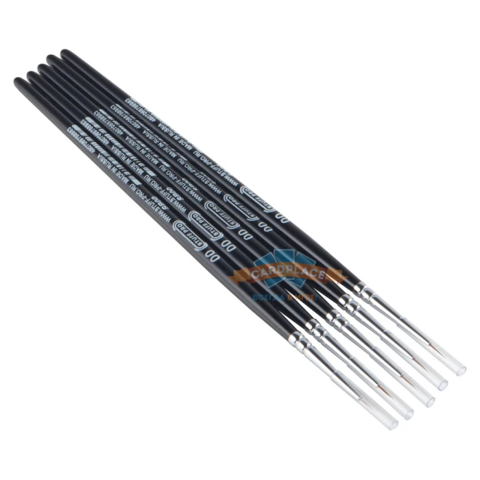 5 кисточек Stuff-pro 00 (XS) колонок 5 кисточек Stuff-pro 00 (XS) колонок