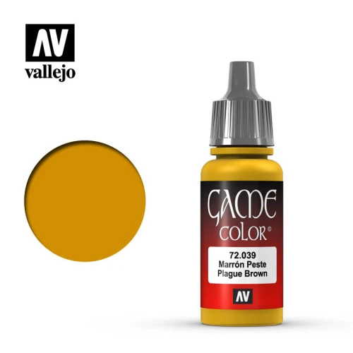Краска Vallejo серии Game Color - Plague Brown 72039 (17 мл) Краска Vallejo серии Game Color - Plague Brown 72039 (17 мл)
