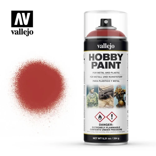 Аэрозольная грунтовка Vallejo серии Aerosol - Scarlet Red 28016 (400 мл) Аэрозольная грунтовка Vallejo серии Aerosol - Scarlet Red 28016 (400 мл)