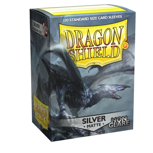 Протекторы Dragon Shield матовые серебряные Argentia (100 шт.) Протекторы Dragon Shield матовые серебряные Argentia (100 шт.)