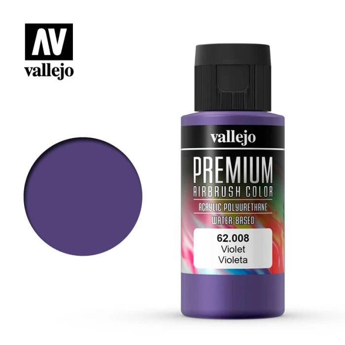 Краска Vallejo серии Premium Color - Violet 62008 (60 мл) Краска Vallejo серии Premium Color - Violet 62008 (60 мл)