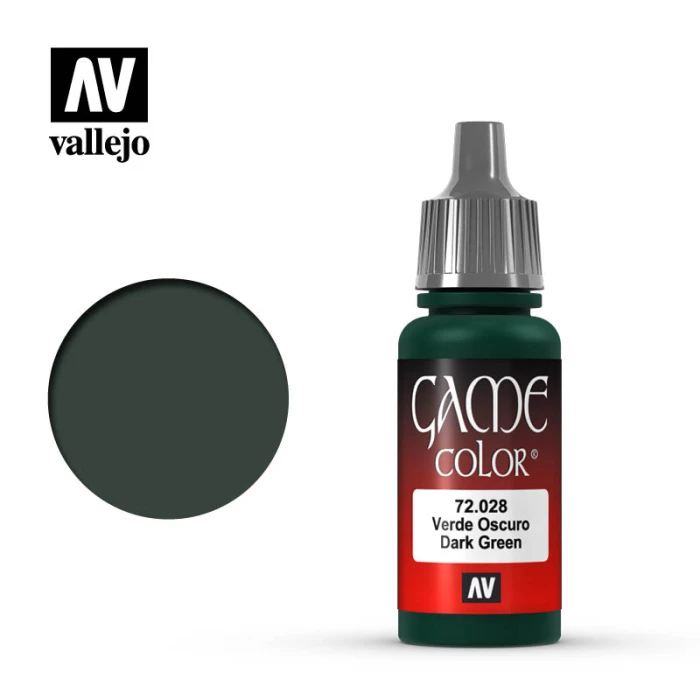 Краска Vallejo серии Game Color - Dark Green 72028 (17 мл)