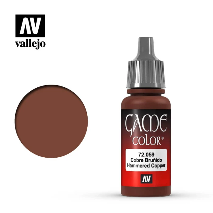Краска Vallejo серии Game Color - Hammered Copper 72059 (17 мл)