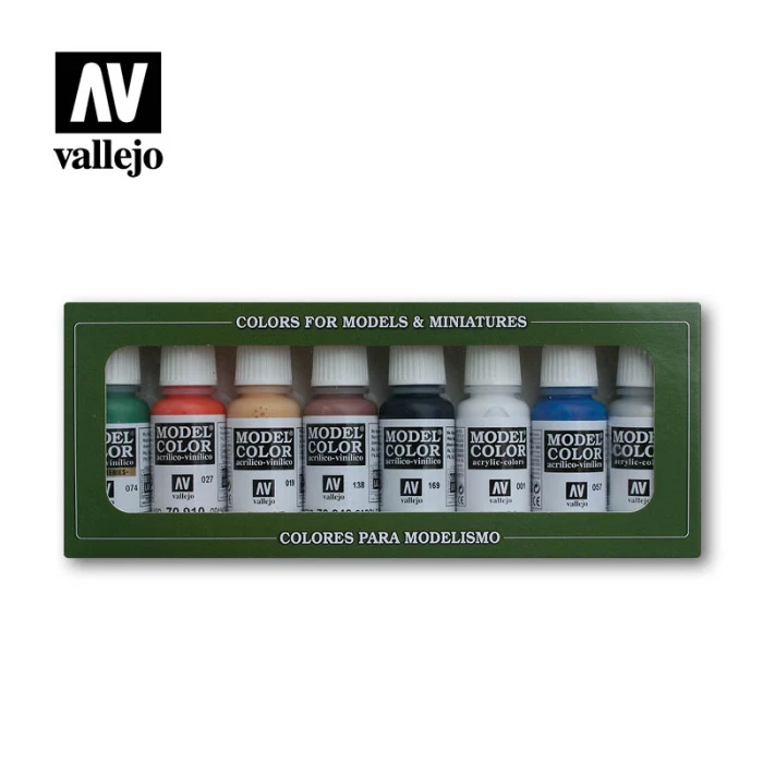 Набор красок Vallejo - Wargames Basics (8 красок по 17 мл)