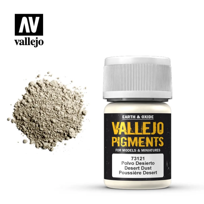 Краска Vallejo серии Pigments - Desert Dust 73121 (35 мл)