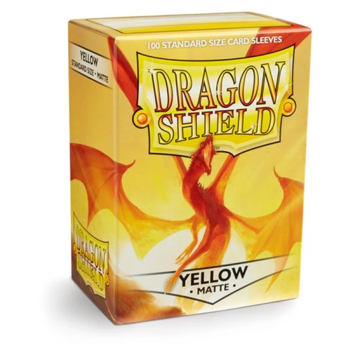 Протекторы Dragon Shield матовые желтые (100 шт.) Протекторы Dragon Shield матовые желтые (100 шт.)
