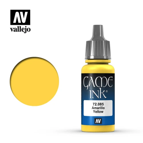 Краска Vallejo серии Game Ink - Yellow 72085 (17 мл) Краска Vallejo серии Game Ink - Yellow 72085 (17 мл)