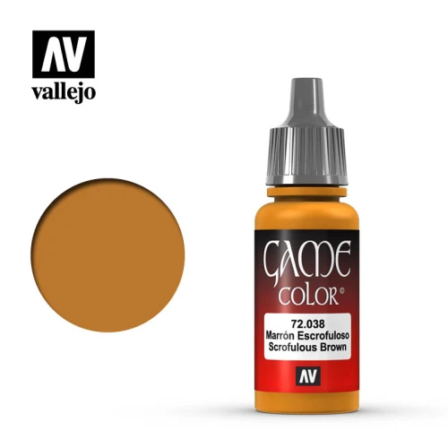 Краска Vallejo серии Game Color - Scrofulous Brown 72038 (17 мл) Краска Vallejo серии Game Color - Scrofulous Brown 72038 (17 мл)