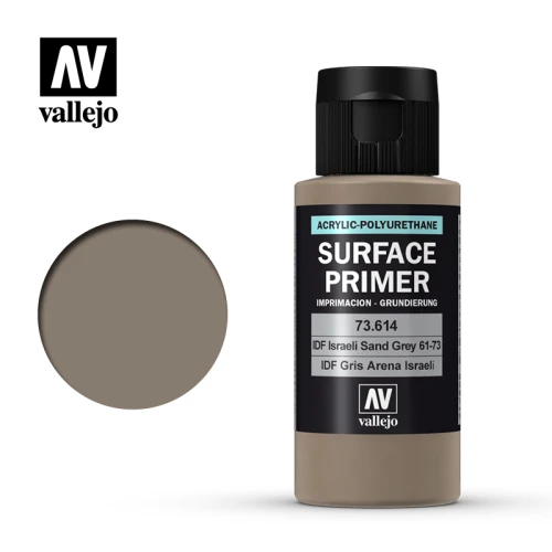 Краска Vallejo серии Surface Primer - IDF Israeli Sand Grey (61-73) 73614, грунтовка (60 мл) Краска Vallejo серии Surface Primer - IDF Israeli Sand Grey (61-73) 73614, грунтовка (60 мл)
