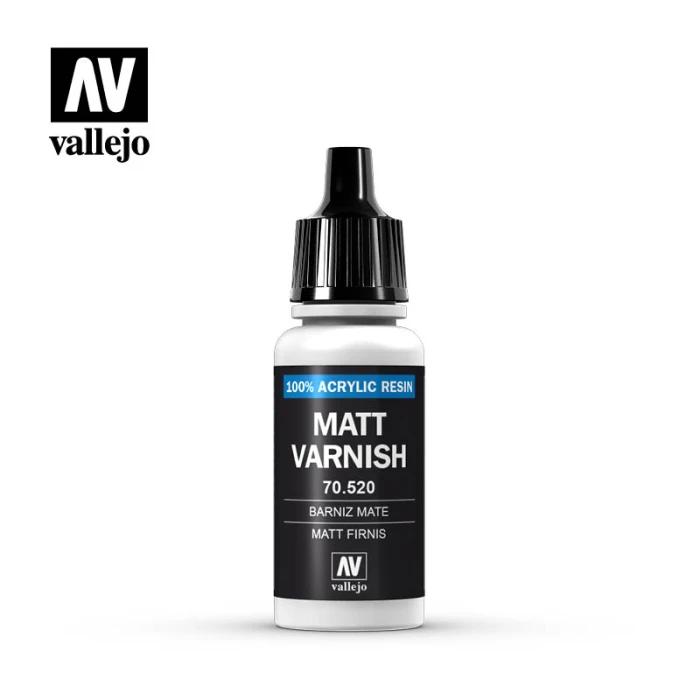 Краска Vallejo серии Model Color - Permanent Mat Varnish 70520, техническая (17 мл) Краска Vallejo серии Model Color - Permanent Mat Varnish 70520, техническая (17 мл)