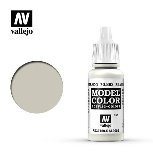 Краска Vallejo серии Model Color - Silvergrey 70883, матовая (17 мл) Краска Vallejo серии Model Color - Silvergrey 70883, матовая (17 мл)