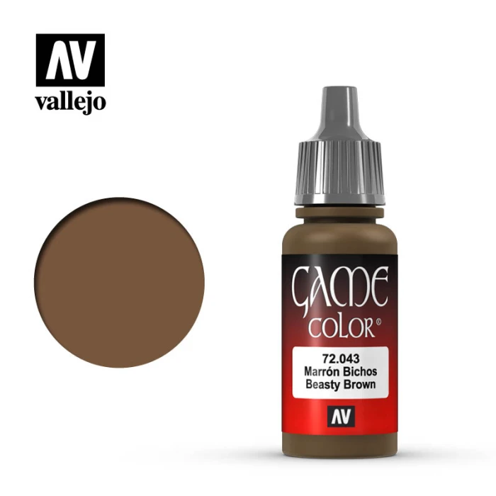 Краска Vallejo серии Game Color - Beasty Brown 72043 (17 мл) Краска Vallejo серии Game Color - Beasty Brown 72043 (17 мл)