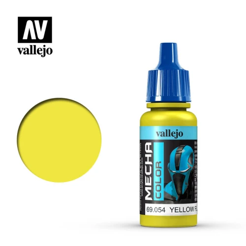 Краска Vallejo серии Mecha Color - Yellow Fluorescent 69054 (17 мл) Краска Vallejo серии Mecha Color - Yellow Fluorescent 69054 (17 мл)