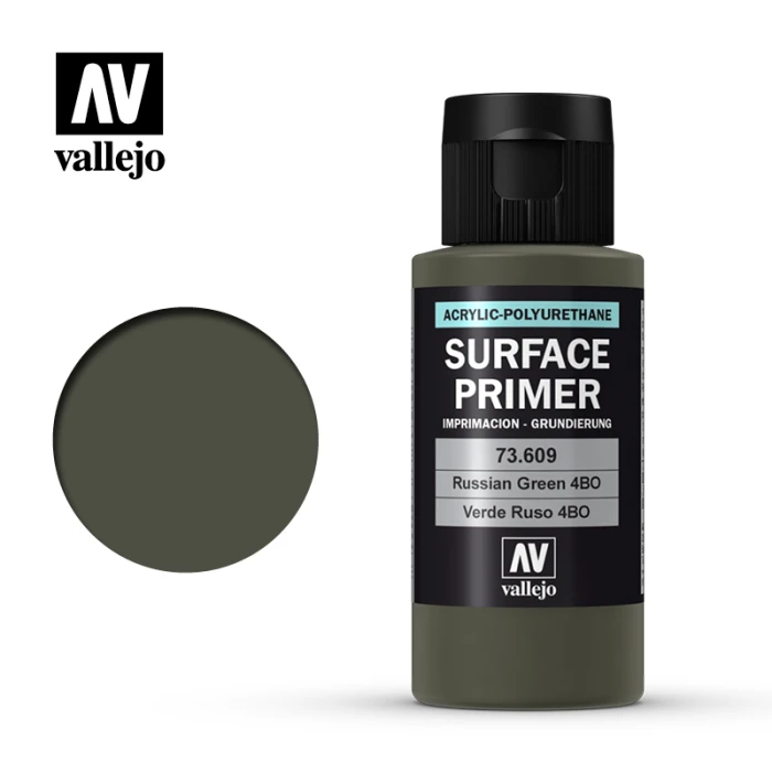 Краска Vallejo серии Surface Primer - Russian Green 4BO 73609, грунтовка (60 мл)