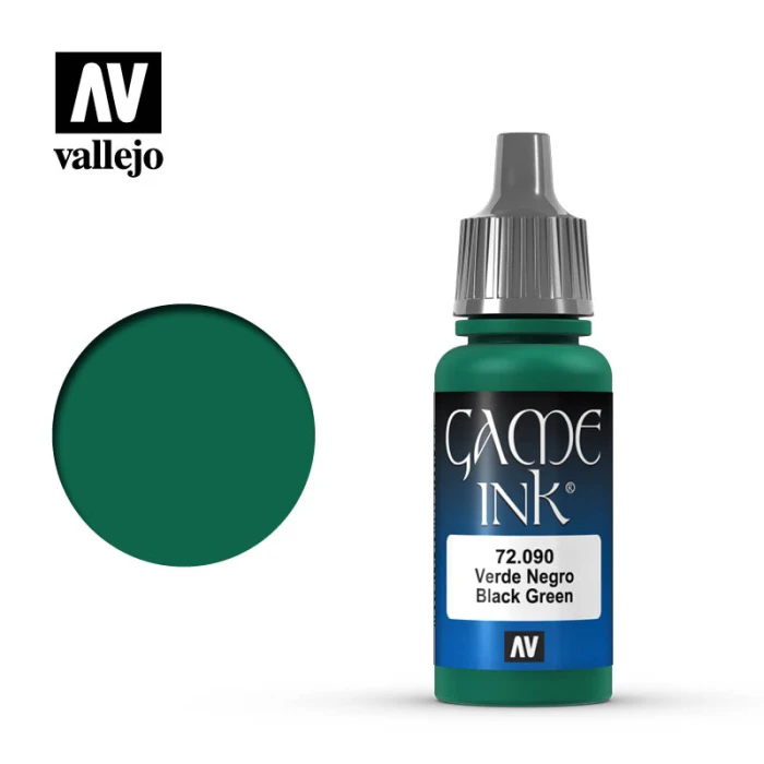 Краска Vallejo серии Game Ink - Black Green 72090 (17 мл) Краска Vallejo серии Game Ink - Black Green 72090 (17 мл)