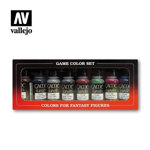 Набор красок Vallejo - Game Color washes (8 красок по 17 мл) Набор красок Vallejo - Game Color washes (8 красок по 17 мл)