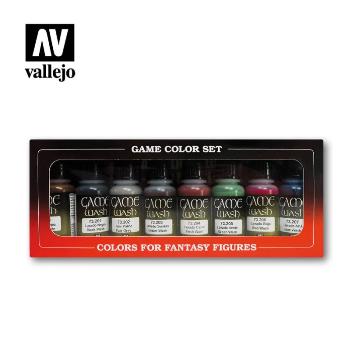 Набор красок Vallejo - Game Color washes (8 красок по 17 мл) Набор красок Vallejo - Game Color washes (8 красок по 17 мл)
